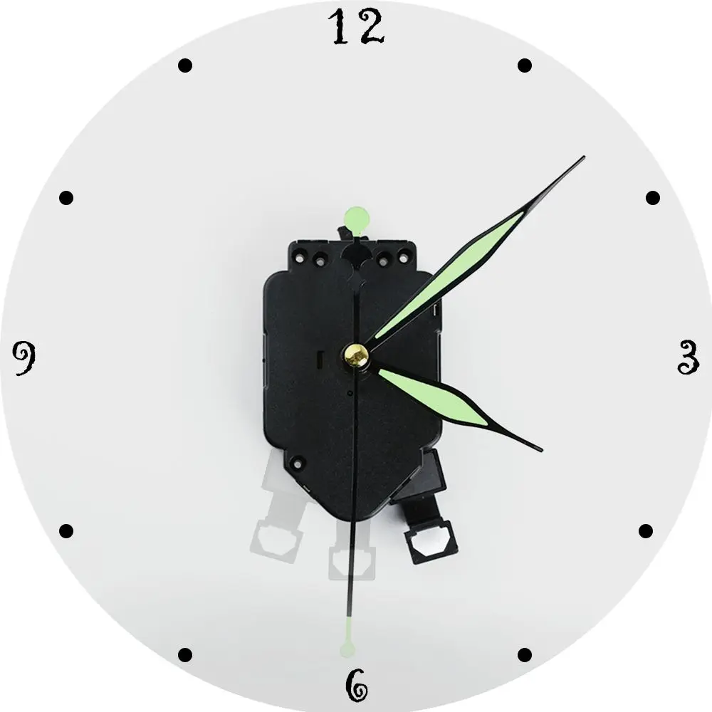 Practical Accessories Cross-stitch Classic Mute Parts + Hands Pendulum Clock Movement Mechanism Repair Replacement