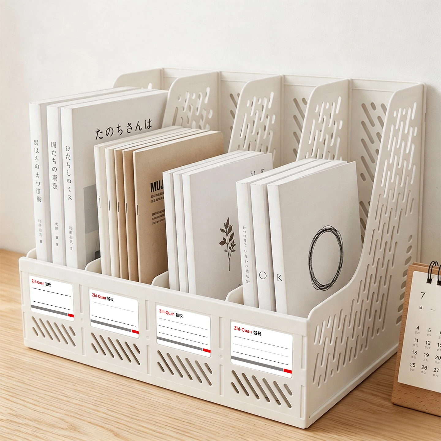 Thickened A4 File Frame Standing File Rack Archive File Folder Storage Basket Desktop File Column