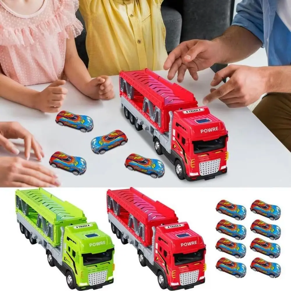 

Pull-Back Inertial Transport Vehicle Engineering Vehicle Transporter Truck Electric Ejector Orbit Car Sound and Light