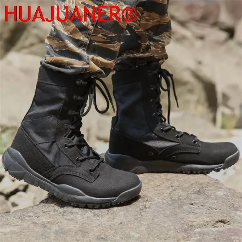 Ultralight Men Army Boots Outdoor Jungle Shoes Man Women Tactical Ankle Boots Breathable Combat Desert Boots Hiking