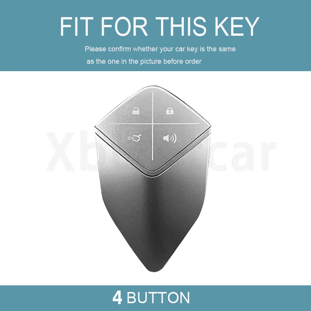 Auto Keyless Shell Fob Holder for 2022 2023 Changan Deepal S7 SL03 Transparent TPU Car Remote Key Case Cover Protector Keychain
