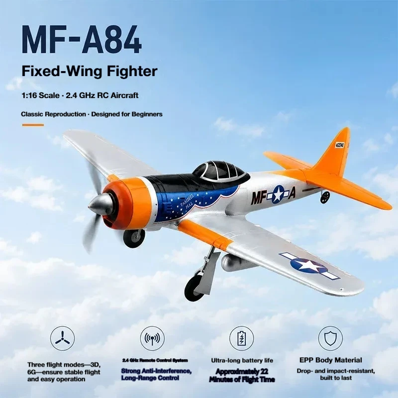 MF-A84 Remote-Controlled Fixed-Wing Aerial Photo Transmission Glider Stunt Plane Toy 1:16 Scale Model Cross-Border RC Airplane