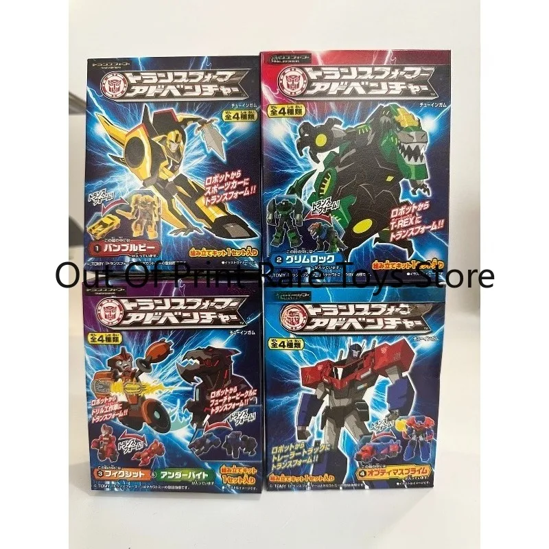 Original Tomy Kabaya Transformers Adventure RID Candy Toy Bumblebee Grimlock Fixit Underbite Optimus Prime Figure