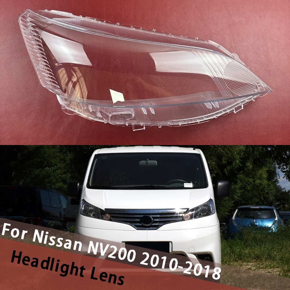 

For Nissan NV200 2010~2018 Headlamp Lens Cover Transparent Lampshade Lamp Shell Masks Lampshade Headlight Housing Plexiglass