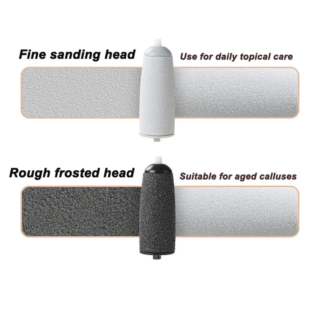 2 in 1 전기 굳은살 제거기 발 관리 도구 발 파일은 건조하고 거친 피부 굳은살을 제거합니다 충전식
