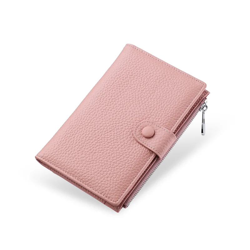 Western Rfid Blocking Leather Large Capacity Passport Wallet Fashion Multifunction Zipper Design Men Wallet Travel