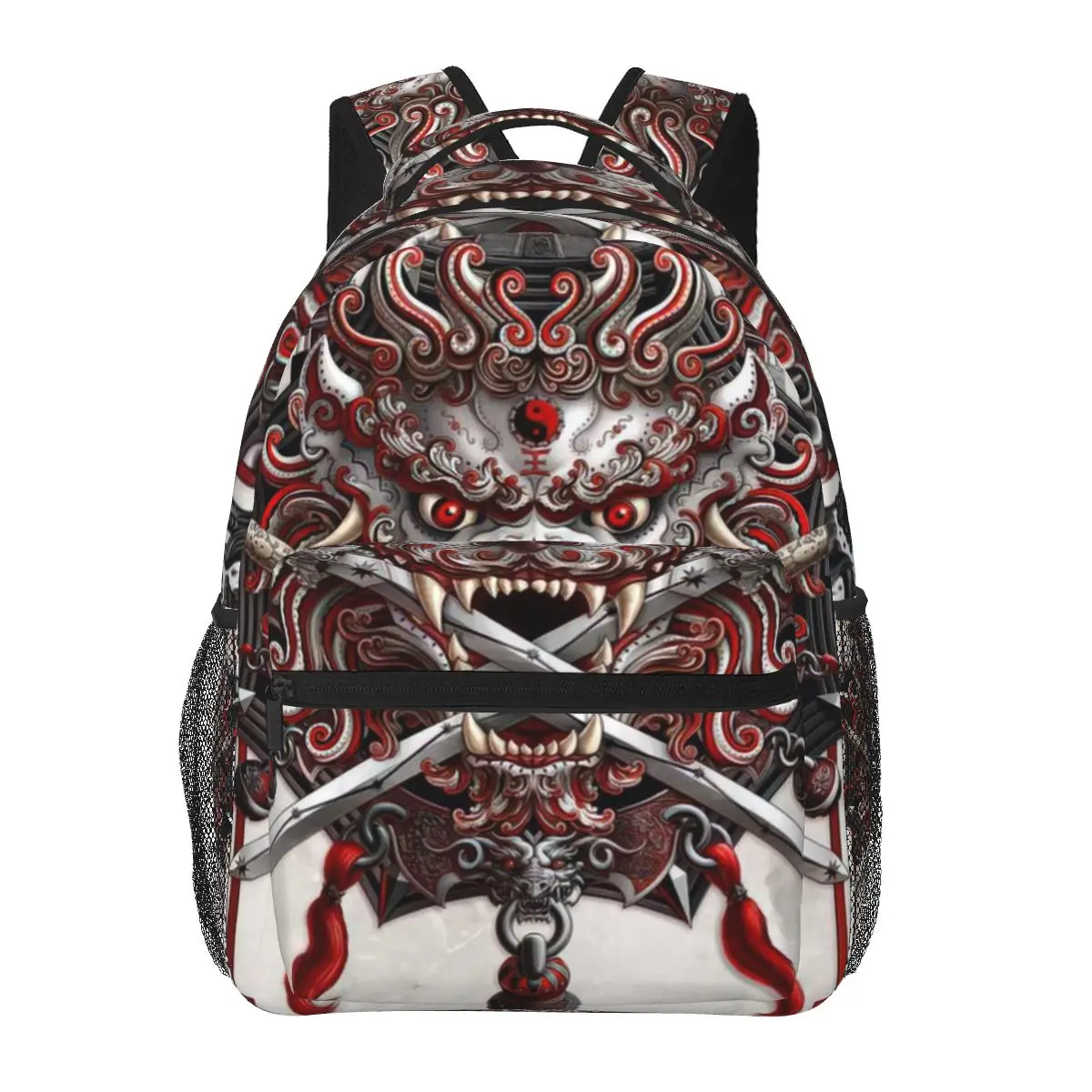 

Goth Oni, Japanese Demon Backpack for Girls Boys Travel RucksackBackpacks for Teenage school bag