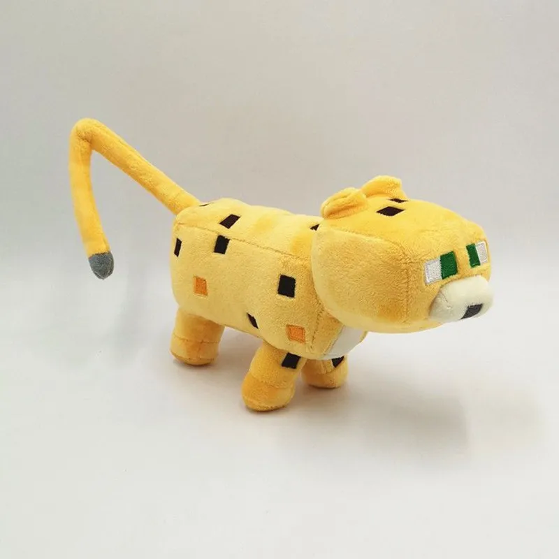 24-45 ซม.เกม MC ตุ๊กตาเด็กตุ๊กตาของเล่นหมาป่า Ocelot Baby Enderman ตุ๊กตาสัตว์ของเล่นตุ๊กตาเด็กของขวัญเด็ก