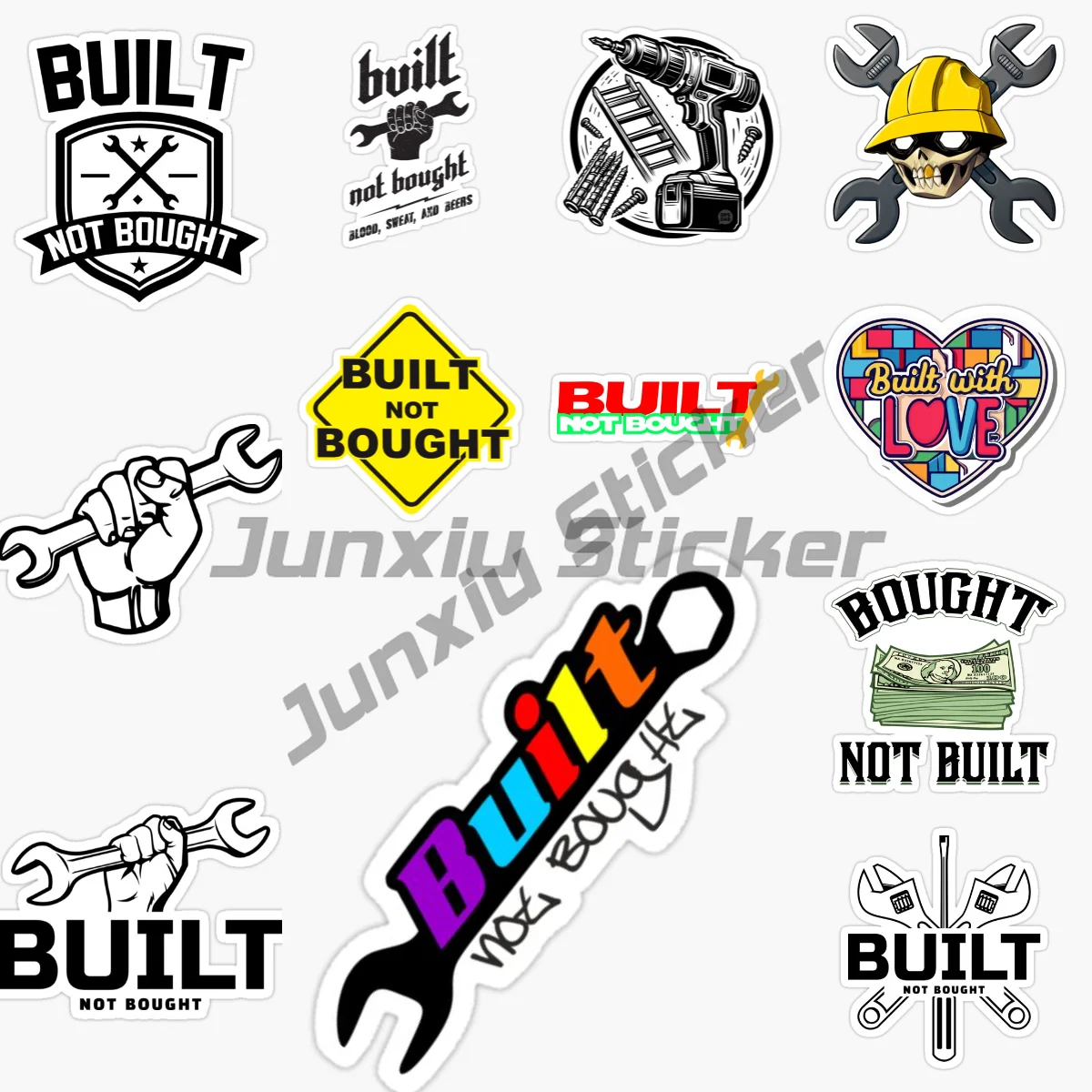 

Build Not Bought Car Stickers Window Truck Car Vinyl Self-adhesive Bumper Sticker Waterproof Laptop Wall Decal