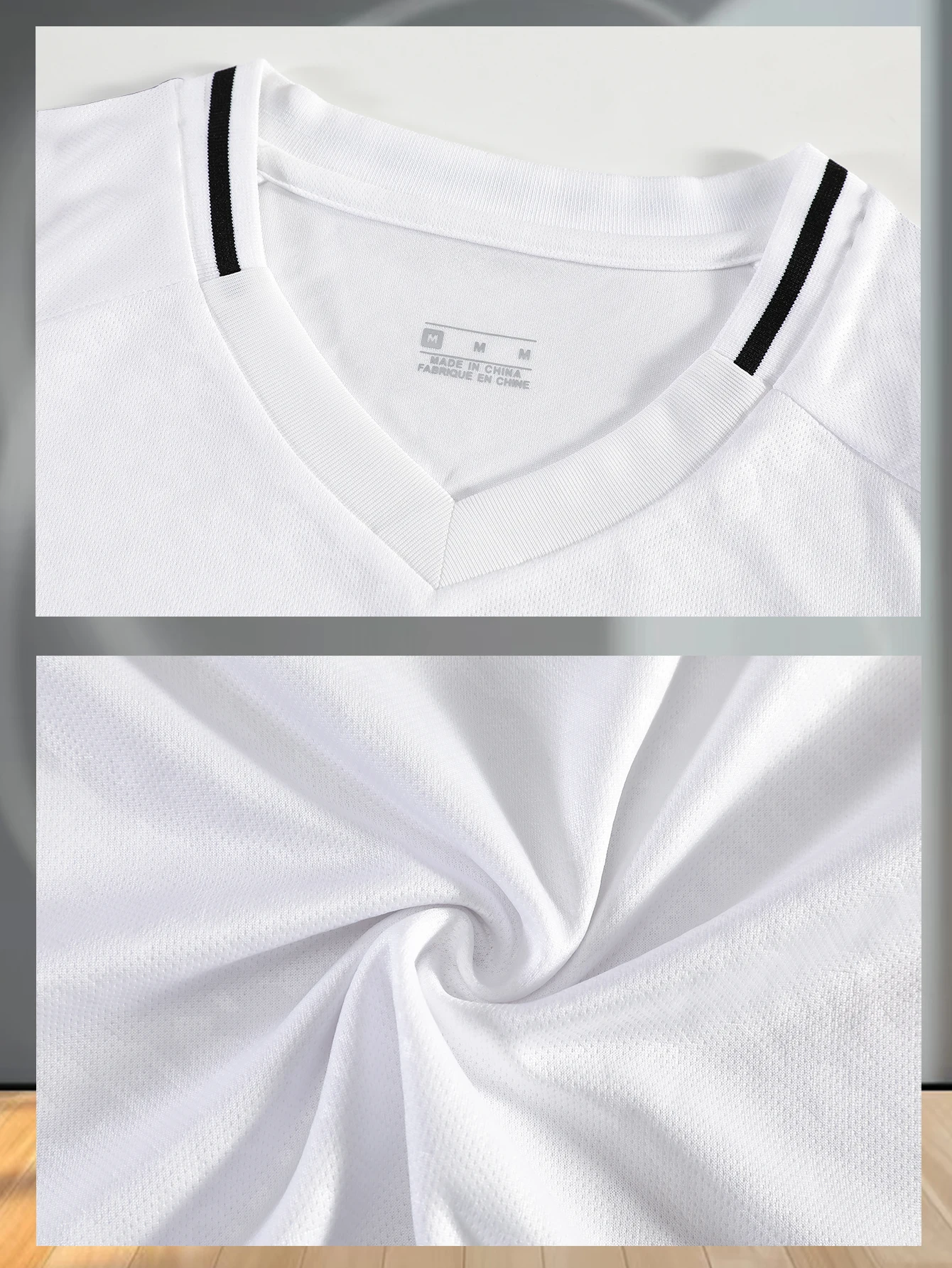 Long - sleeve breathable football kit with top and pants for warm seasons