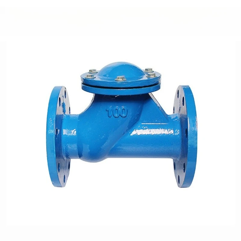Cast iron flange horizontal check valve check valve backflow prevention pipe swing type low pressure