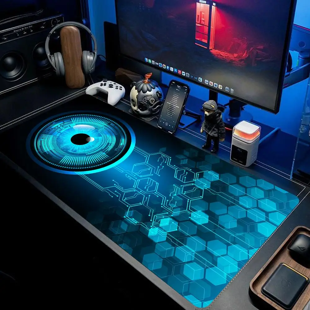 High-tech Innovation Large 40x80cmGaming Waterproof Mouse Pad Lock EdgeMouse Pad Notebook Keyboard Pad TableMat for Lol Csgo