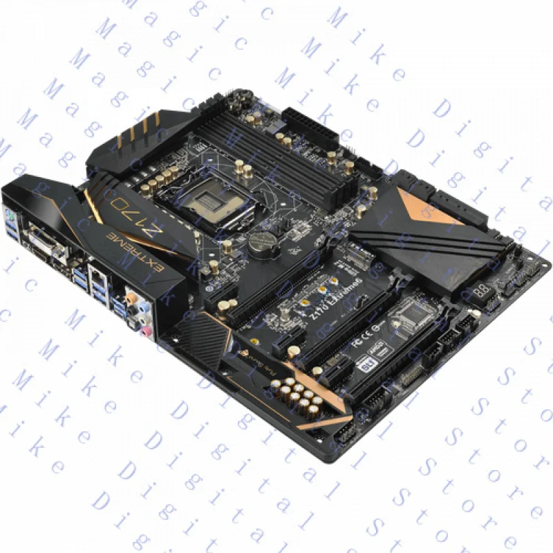 UU  FOR ASROCK Z170 extreme6  motherboard LGA1151 DDR4 64G DP+DVI+HDMI ATX Tested