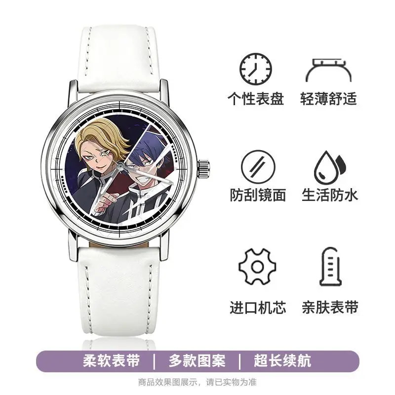 Neue Tougen Anki Shiki Ichinose Jin Kougasaki Uhr Hochwertige Anime-Bedruckte Schüleruhr Einfache Allzweck-Wasserdichte Zeigeruhr – Detail 18