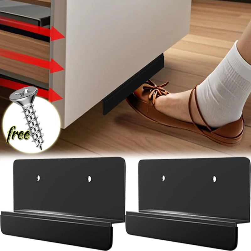 

Бесконтактная ножка шкафа, металлическая открывалка громкой связи с винтами для ящика для мусора, дверей шкафа в кухне, аппаратные средства для стирки, инструменты