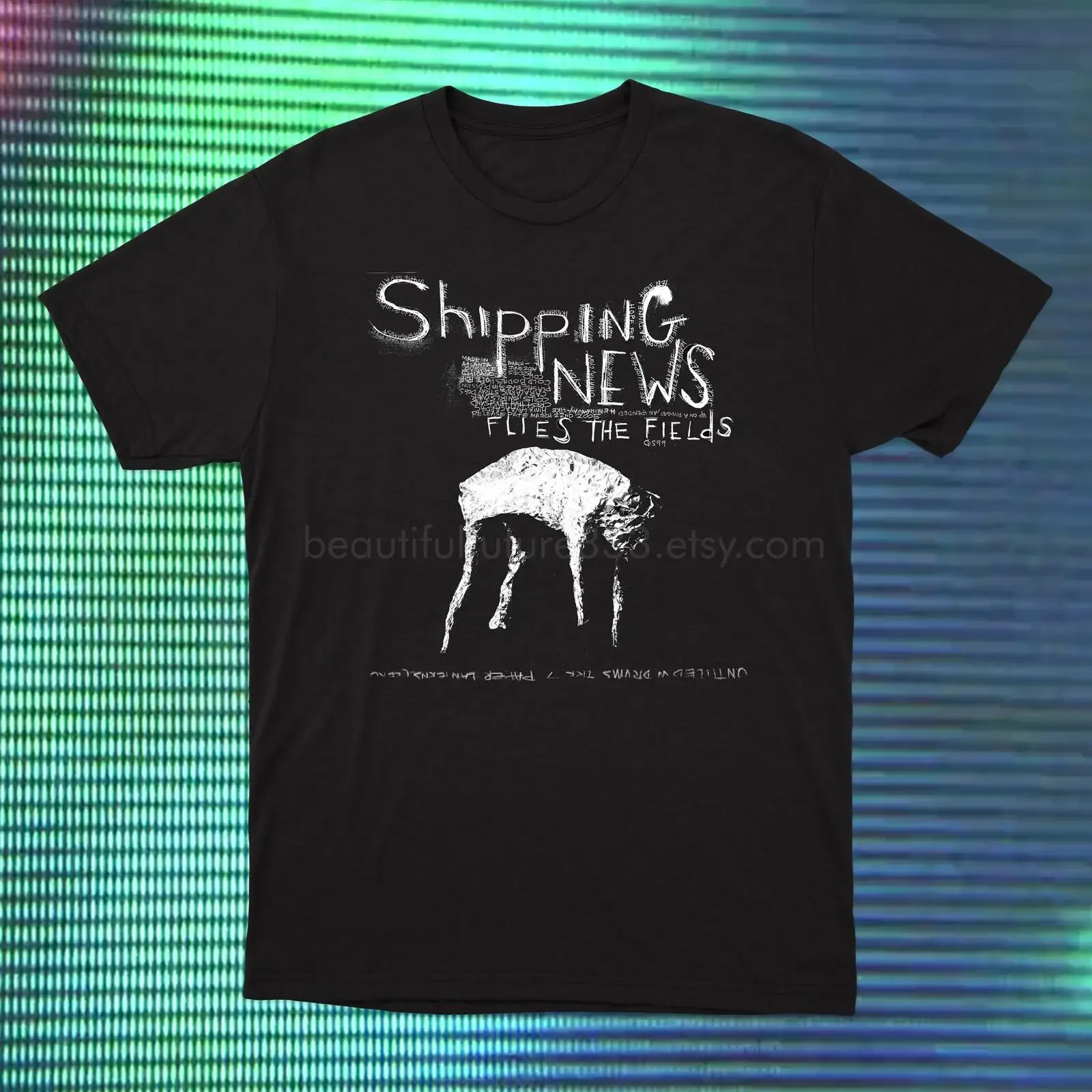 Shipping News T Shirt Post Hardcore vintage Washed Soft Casual Slightly Unisex designer clothes homme Comfortable Breathable