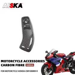 .For HONDA CBR1000RR-R Dry Carbon Fiber Motorcycle Parts Exhaust Pipe Cover Guard Fairings CBR 1000RRR 2021 - 2023