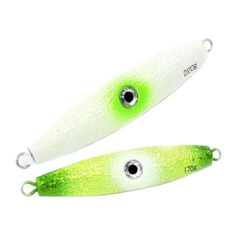 

170g Lead Baits Heavy Metal Jig Fishing Lures Diamond Jig Fishing Glow PVC Bag or Custom Spoon Lure Fishing