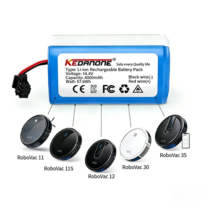 

Original for Xiaomi Replacement Battery H18650CH-4S1P For XIOMI MIJIA Mi Robot Vacuum-Mop Essential G1 MJSTG1 SKV4136GL 4000mAh