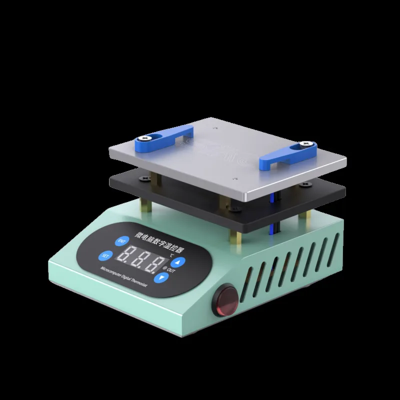 Microcomputer Electric Heating Plate Rework Soldering Preheat Station Welder BGA LCD 90*70mm Reballing Phone Repair Tools