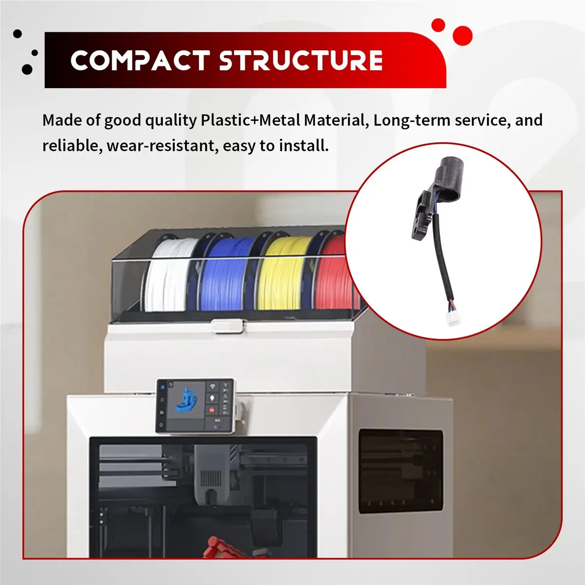 NEW FACTORY~For QIDI Plus4 Automatic Leveler for QiDi Plus 4 3D Printer Spare Parts Leveling Sensor Auto Level Sensor