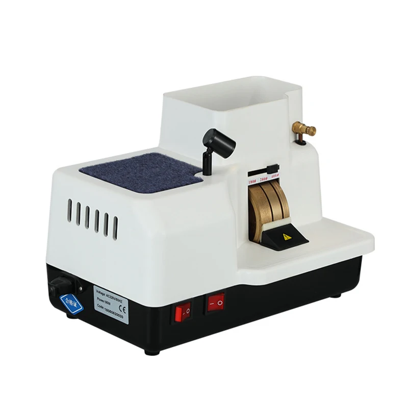 Optical Manual Lens Edger Hand Cutting Grinder Machine With 3 Wheels WB-3306B 18mm/15mm/10mm Three Wheel Sizes