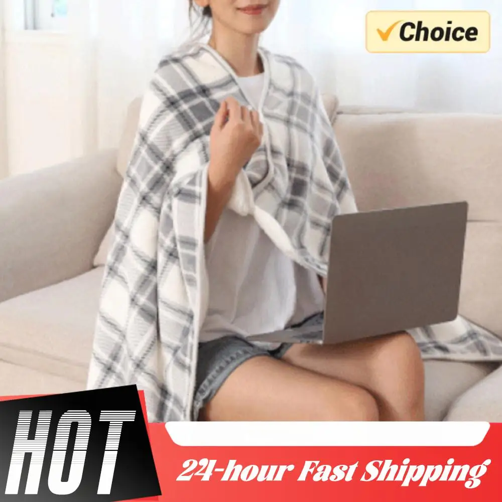 

Electric Shawl Outdoor Camping Electric Heating Body Warming Shawl Blanket Multifunctional Shawl Wearable Soft Heating Blanket