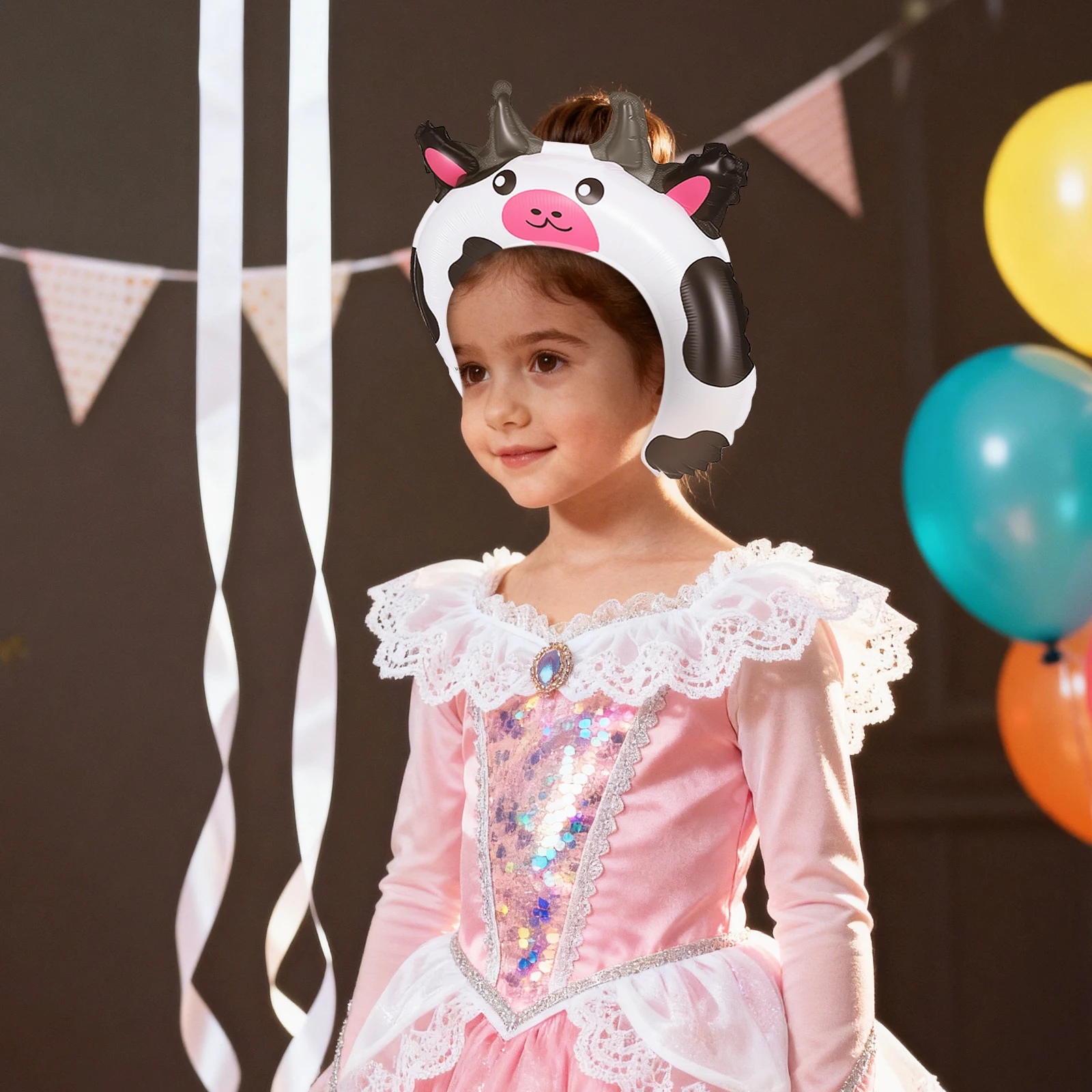 

50pcs Animal Headband Balloons Cartoon Inflatable Party Favors Halloween Christmas Festival Decoration Balloon Accessories