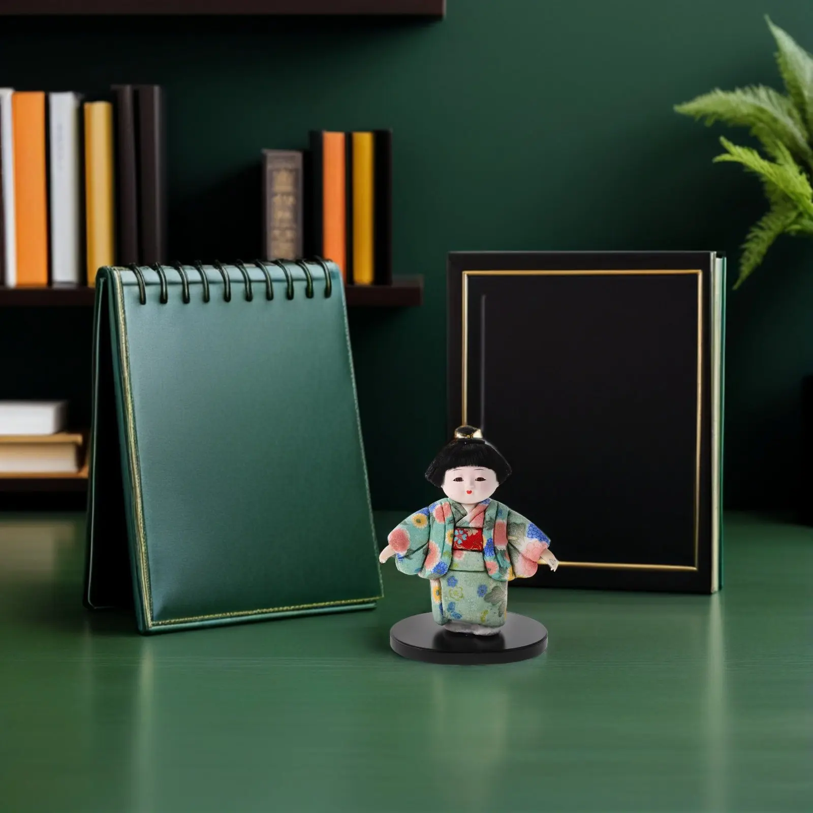 

Handmade Japanese Kimono Maiden Ornament for Car Dashboard Decor Sushi Restaurant Interior Traditional Cultural