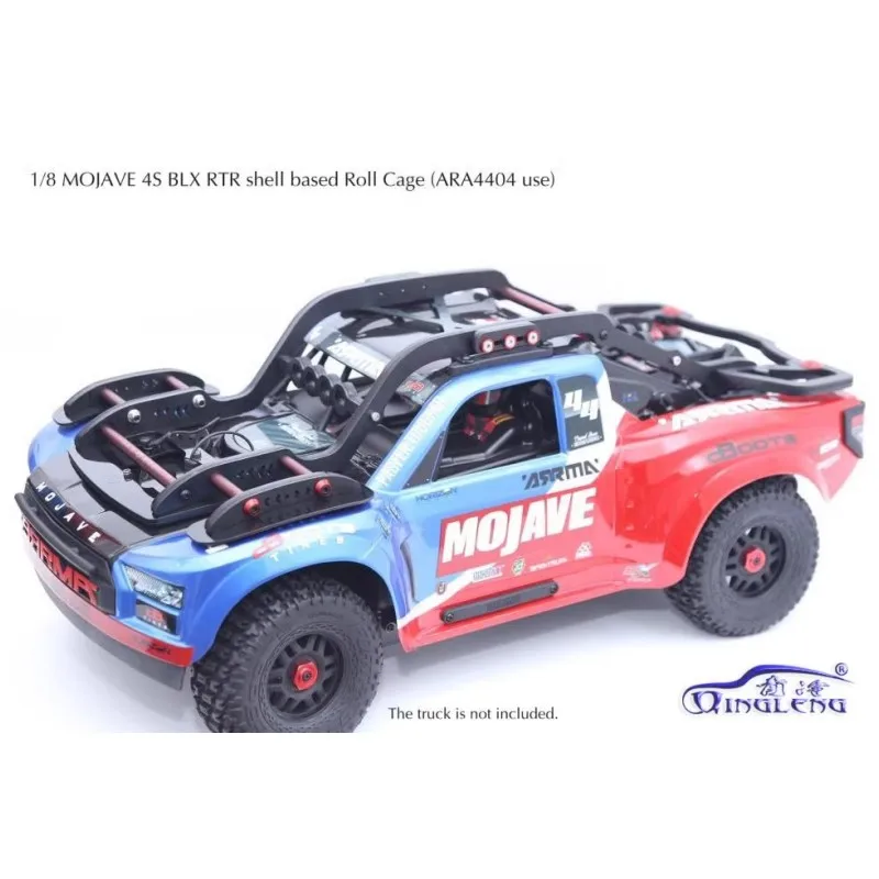 Ql Nylon Shell Based Überroll käfig Front stoßstange für 1/8 Arrma Mojave 4s Blx Ara4404