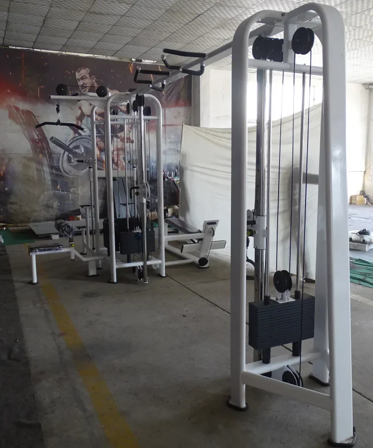 Professional Home Gym Equipment Multi Funtion 5 Station Crossover+Cable Machine Fitness & Bodybuilding