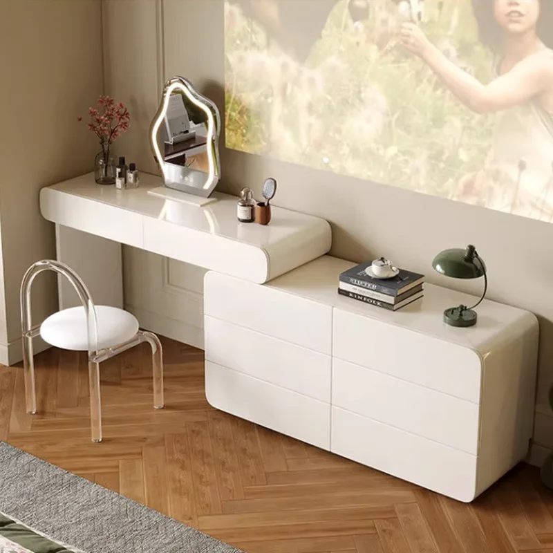 

White Dresser Makeup Vanity Table Bedroom Items Comfortable Desk Furniture Dressing Headdresses Home Coiffeuse Toilets Deals