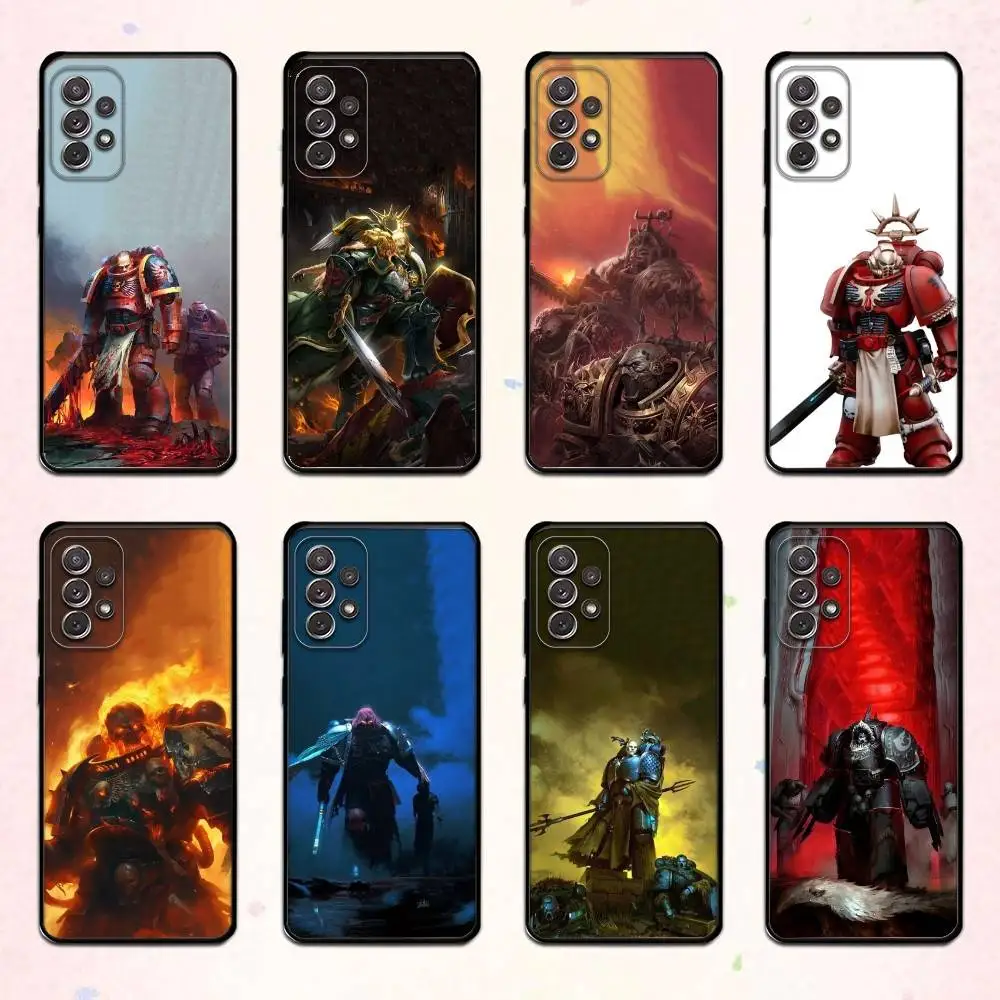 

B-Blood A-Angels W-Warhammeres Titus Phone Case For Samsung S 25,24,23,22,30,21,10,9,Ultra,Plus,Lite,FE,4,5 G Soft Black Case