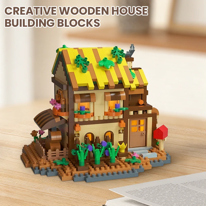 Mainan Model Rumah Pohon Kayu  - Wooden Puzzle Kids ulasan dan harga