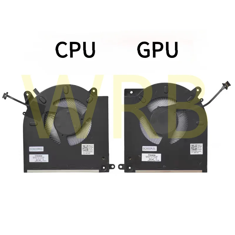 

Новый охлаждающий вентилятор процессора + графического процессора для Alienware M15 R3 M15 R4 0TG9V0 0D1X38