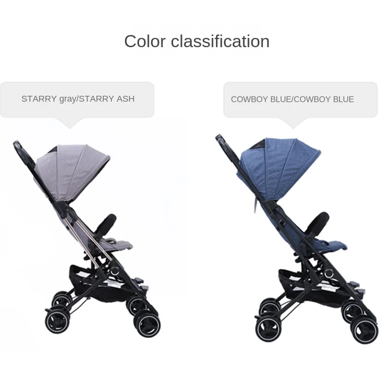 mini stroller Car Baby Handcart Lightweight, Ultra Light, Portable Folding, No Check in Station Wagon Baby