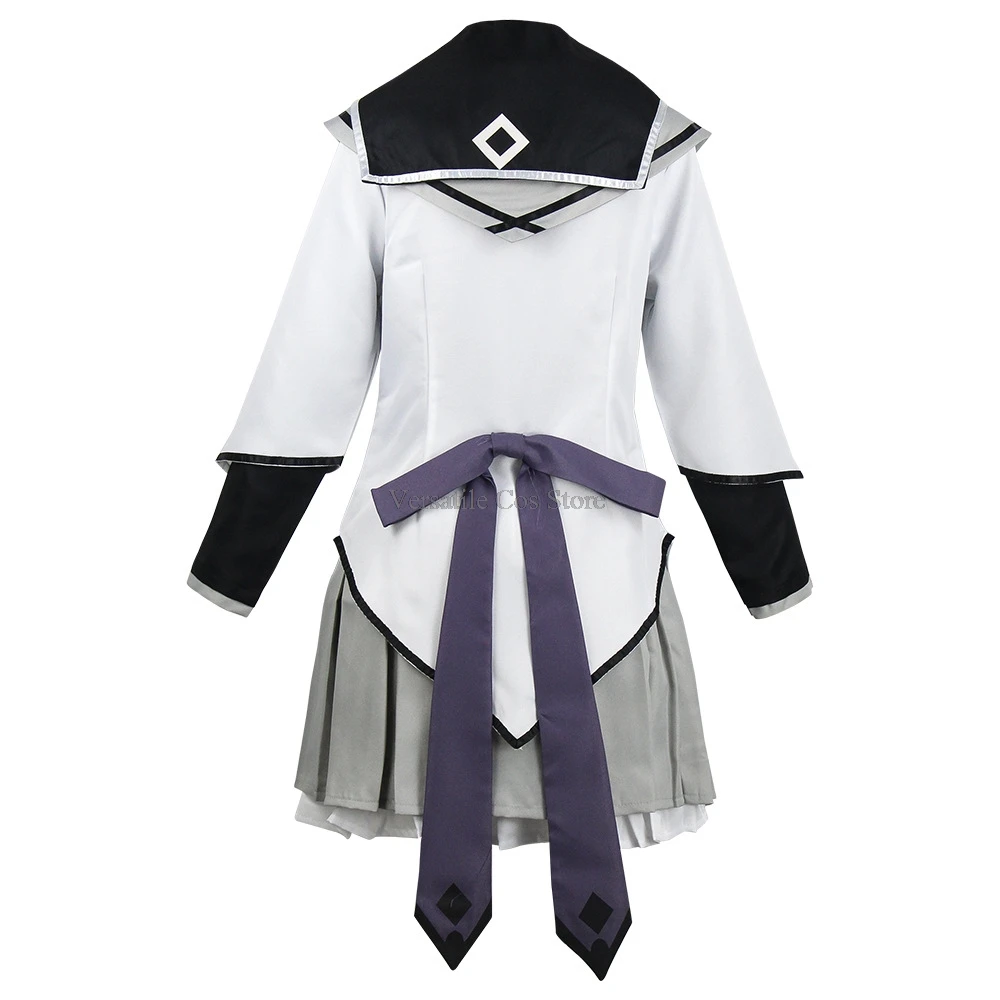 Kaname Madoka Costume Cosplay Parrucca Anime Puella Magi Madoka Magica Abito da ballo rosa Vestito uniforme da festa di Halloween per donna Ragazza