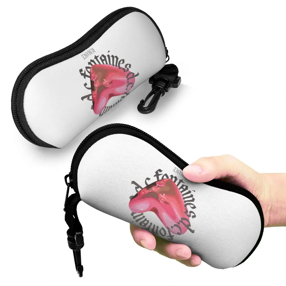

Fontaines DC Romance Shell Glasses Case Protective Sunglasses Box Women Men Soft Eyeglass Bag Pouch