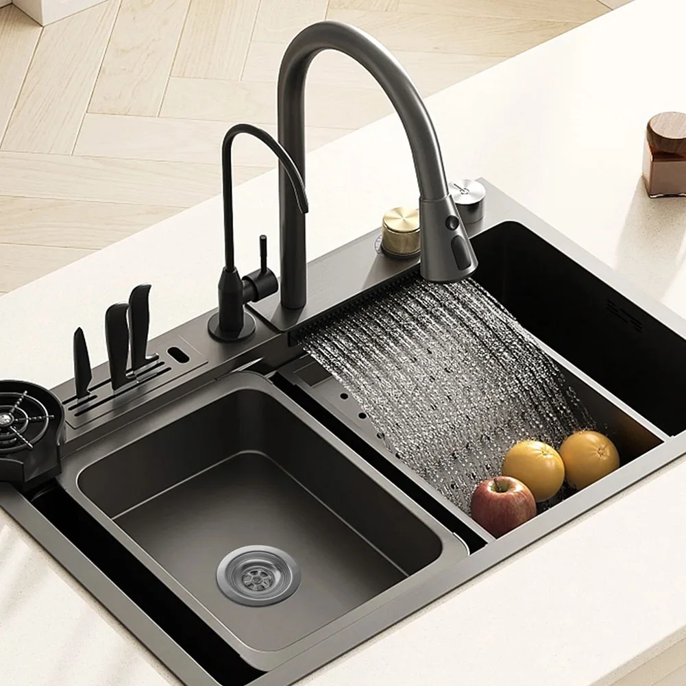 1 Pcs 85mm Stainless Steel & PVC Sink Stopper Kitchen Sink Strainer Stopper Waste Sink Filter Kitchen Tools Part