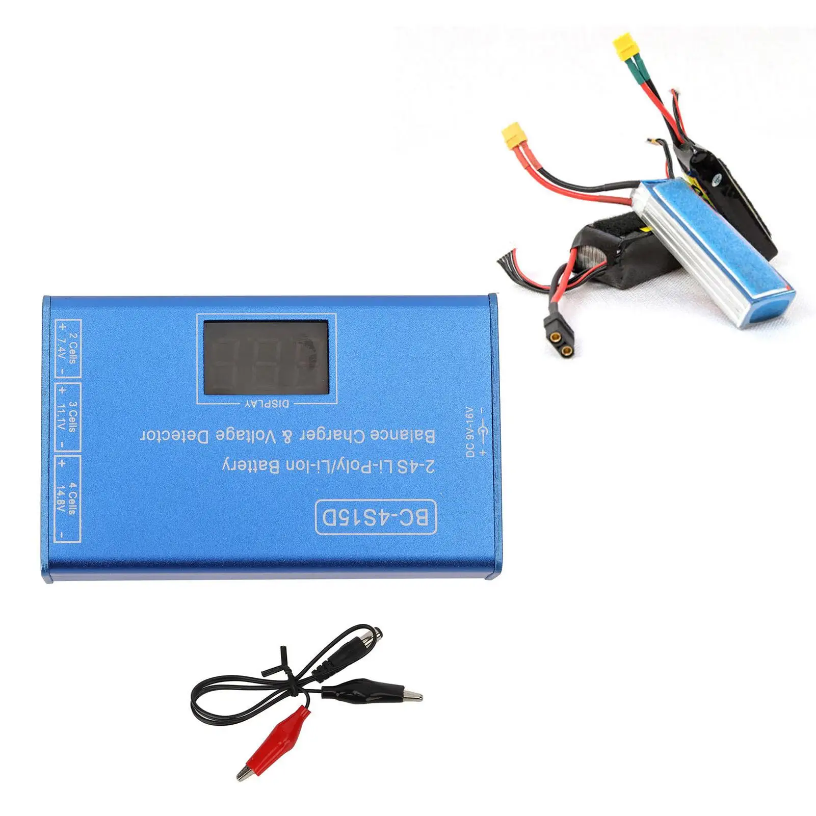 Digital Display RC Battery Charger AC 100-240V - Energy Efficient & Easy to Use for Optimal Battery Balance