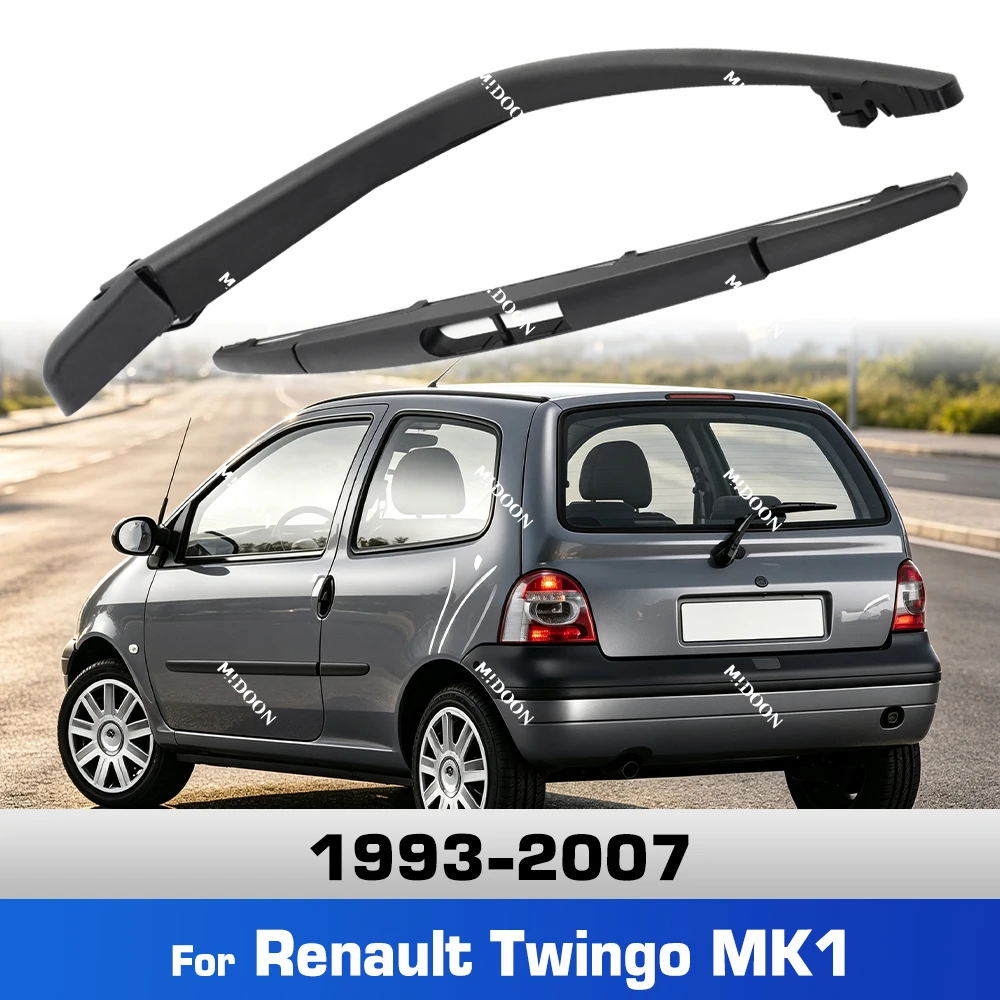 For Renault Twingo MK1 1993-2007 Wiper Rear Wiper Blade & Arm Set Kit Windshield Windscreen Window Brush