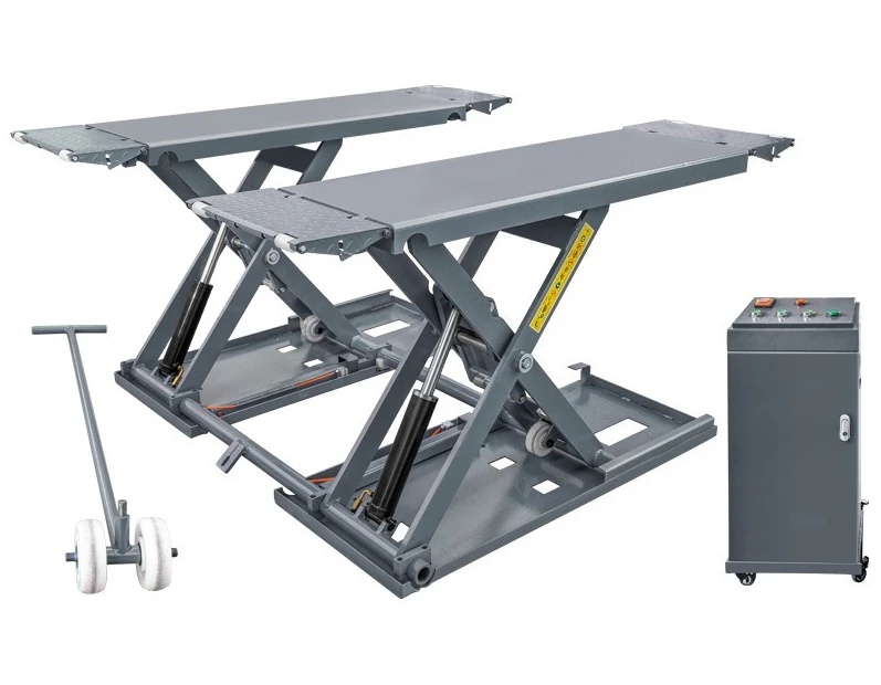 

Medium scissor lift movable car ultra-thin small scissor lift movable car wash auto repair shop