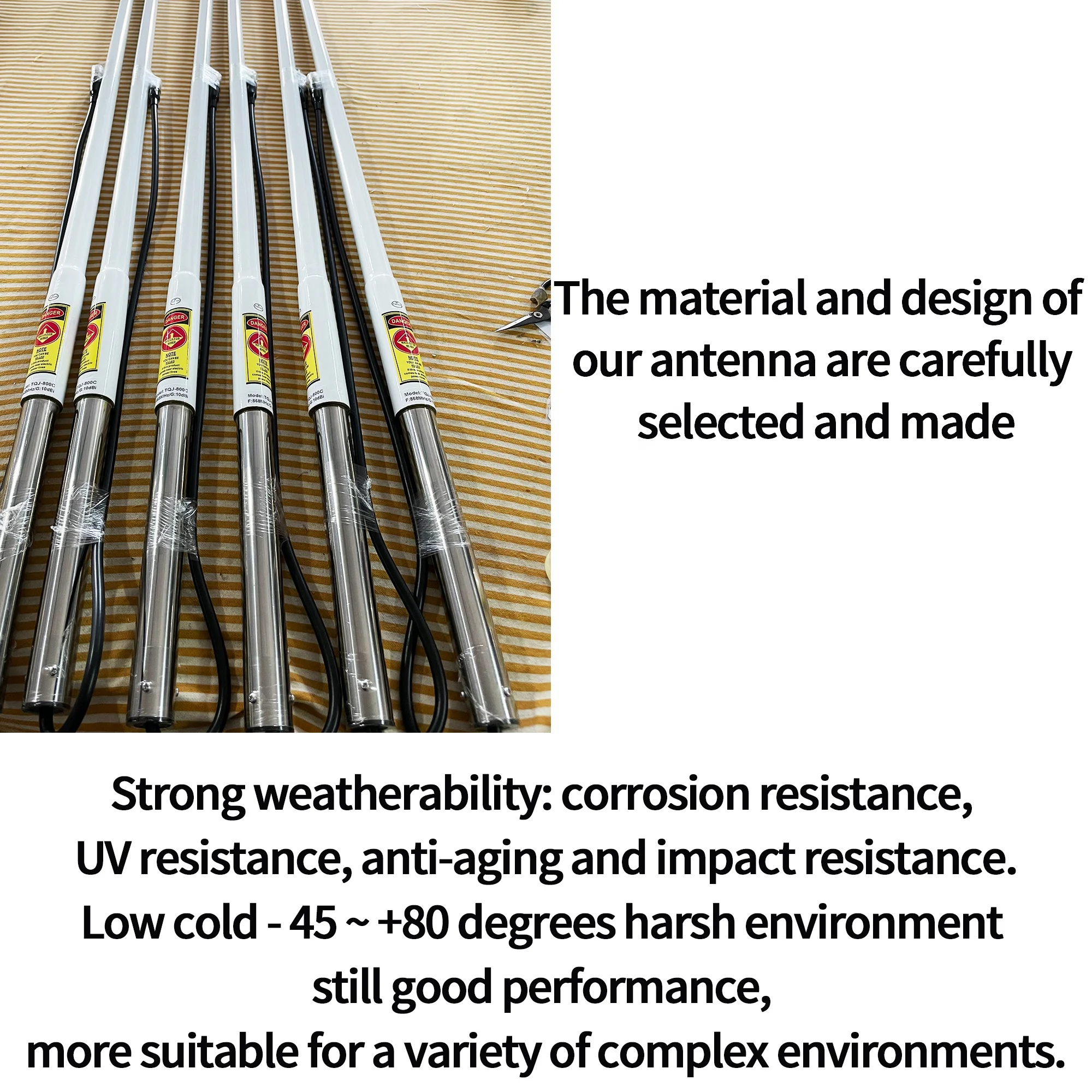 Outdoor omnidirectional fiberglass communication antenna base station antenna