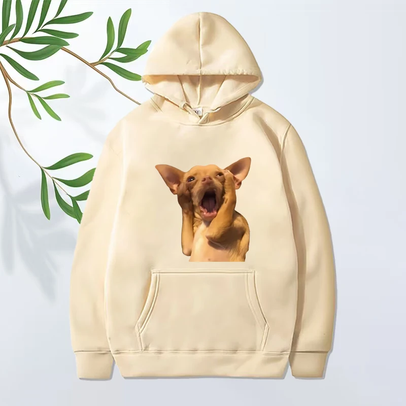 Funny Dog Cute graphic hoodie 2025 men women High Quality Long sleeve fashion cool Sweatshirt with print oversized hoodie unisex