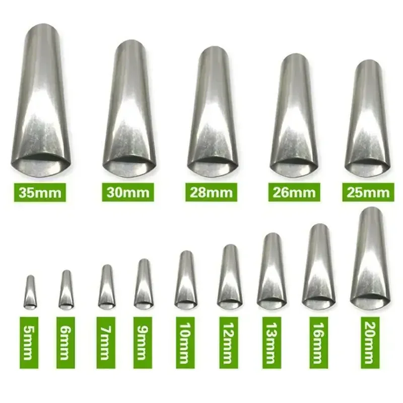 ALLGOOD 14PCS Stainless Steel Caulk Nozzle Applicator Caulking Finisher Glue Silicone Sealant Finishing Tool Kitchen Bathroom Si