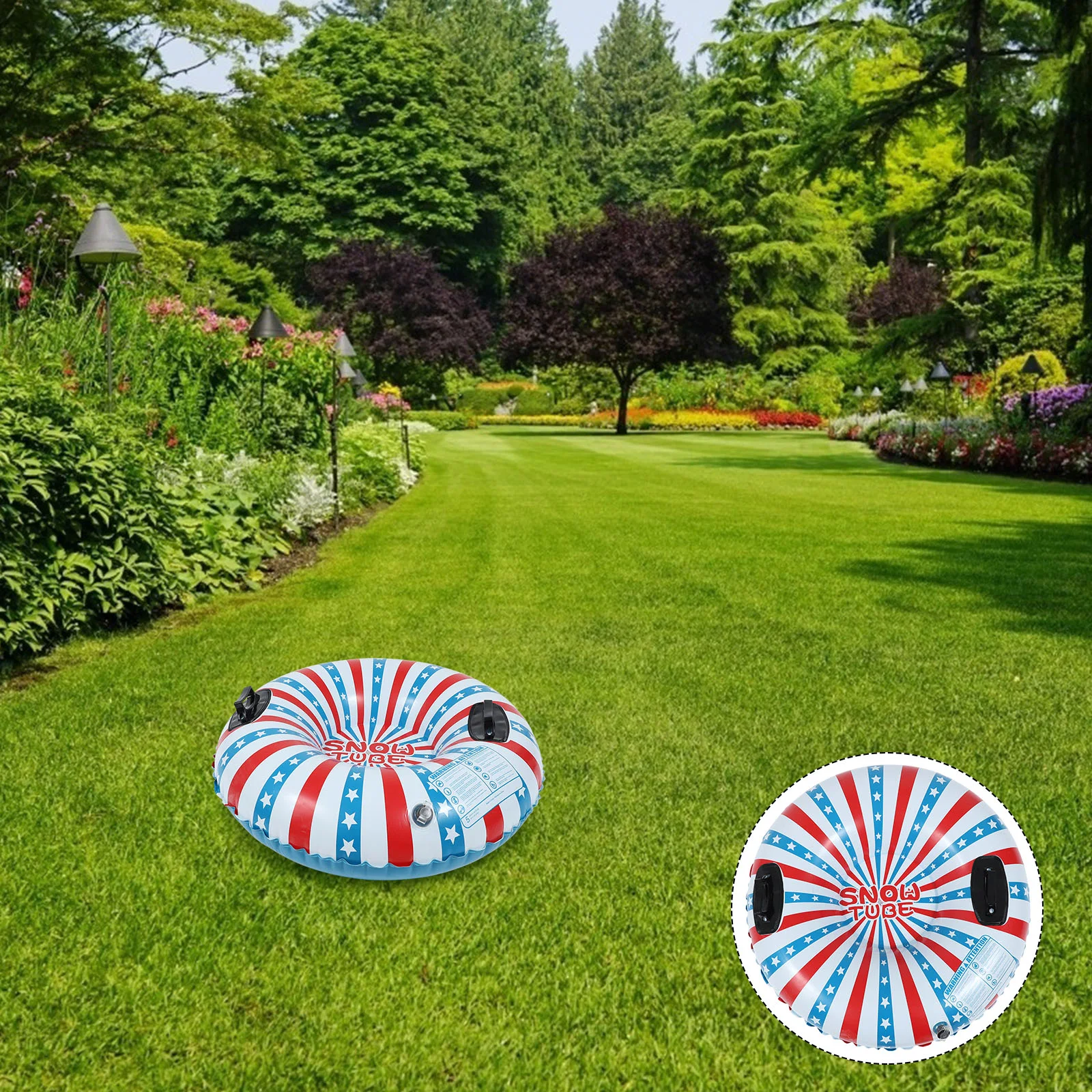 

Ski Inflatable Ring Snow Sliding Supply Children Cushion PVC Outdoor Toys for Kids
