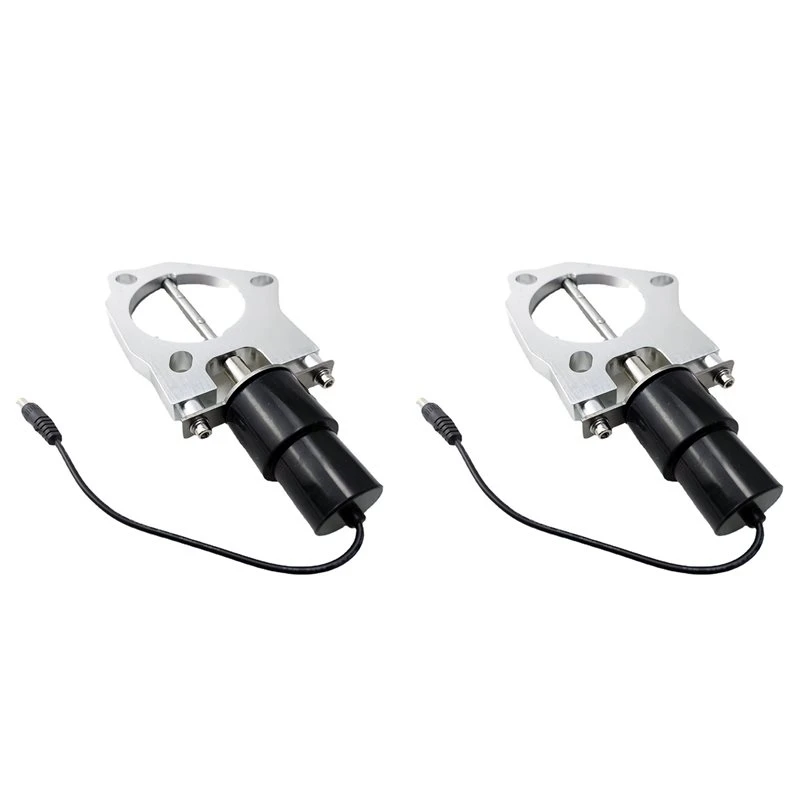 [AC77 Top !! ] 2 Set 2.5Inch Car Electric Exhaust Valve Cutout Cut Out Kit Remote Sound Wave Control Valve Muffler Parts