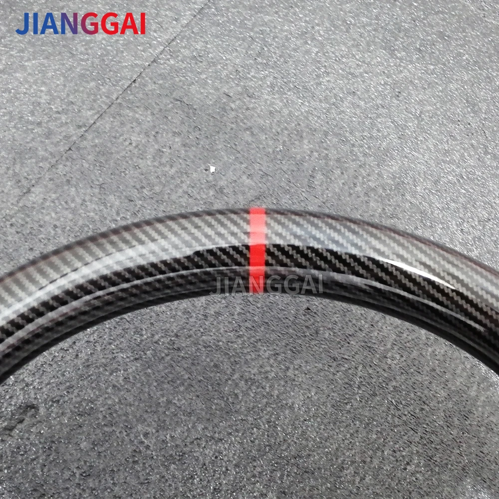 لشروليه كورفيت C6 z06 zr1 2006 2007 2008 2009 2010 2011 هيدرو طباعة ألياف الكربون الجلود عجلة القيادة المثقبة