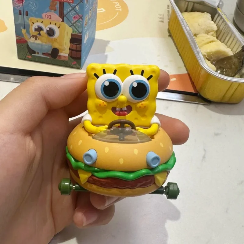 POP MART In Stock Genuine Spongebob Squarepants Good Friends Series Figurine Blind Box Desktop Decor Mystery Box Birthday Gift view 2