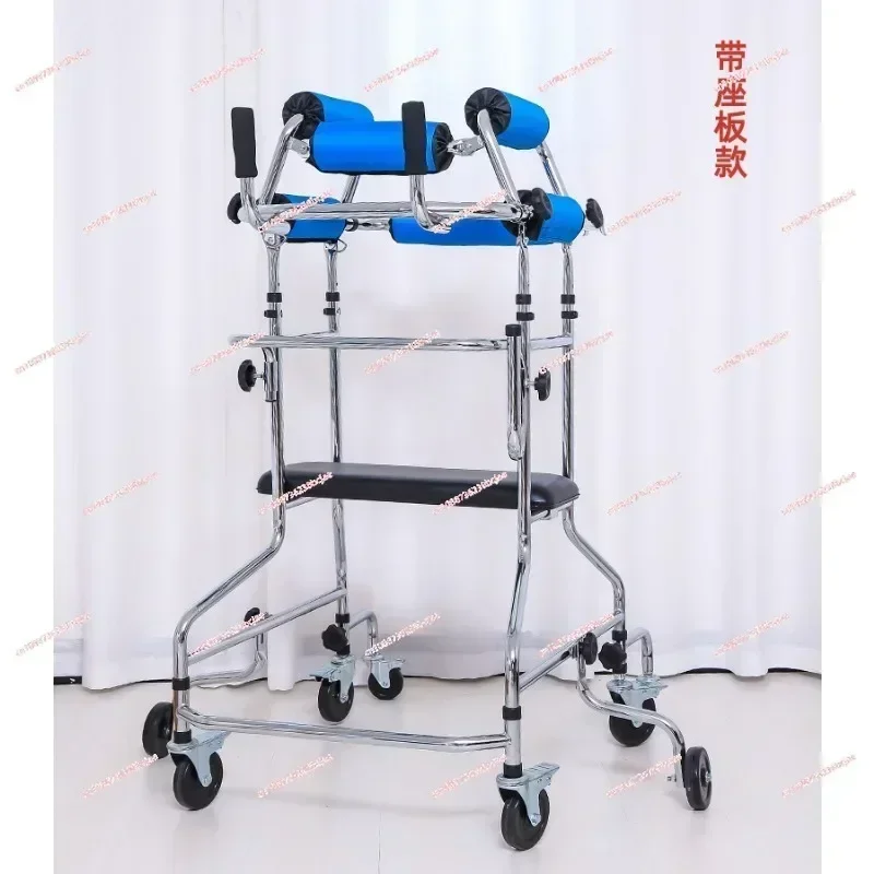 Stroke hemiplegia walking rehabilitation assistive device for adult learning walker walking lower limb training